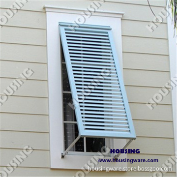 Top Aluminum Hung Windows with Shutter